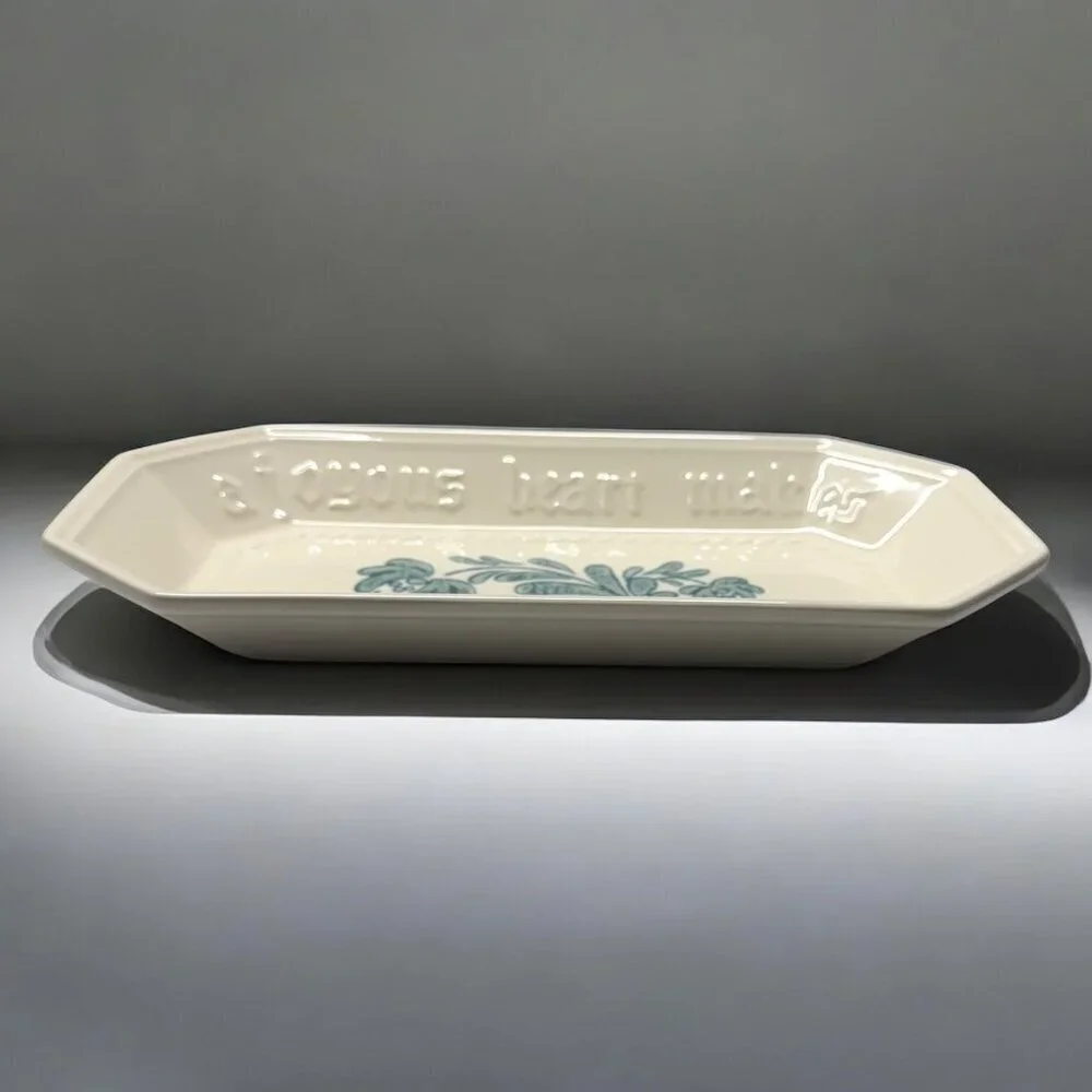Pfaltzgraff USA Green Yorktowne Serving Tray 12.5 x 6.75